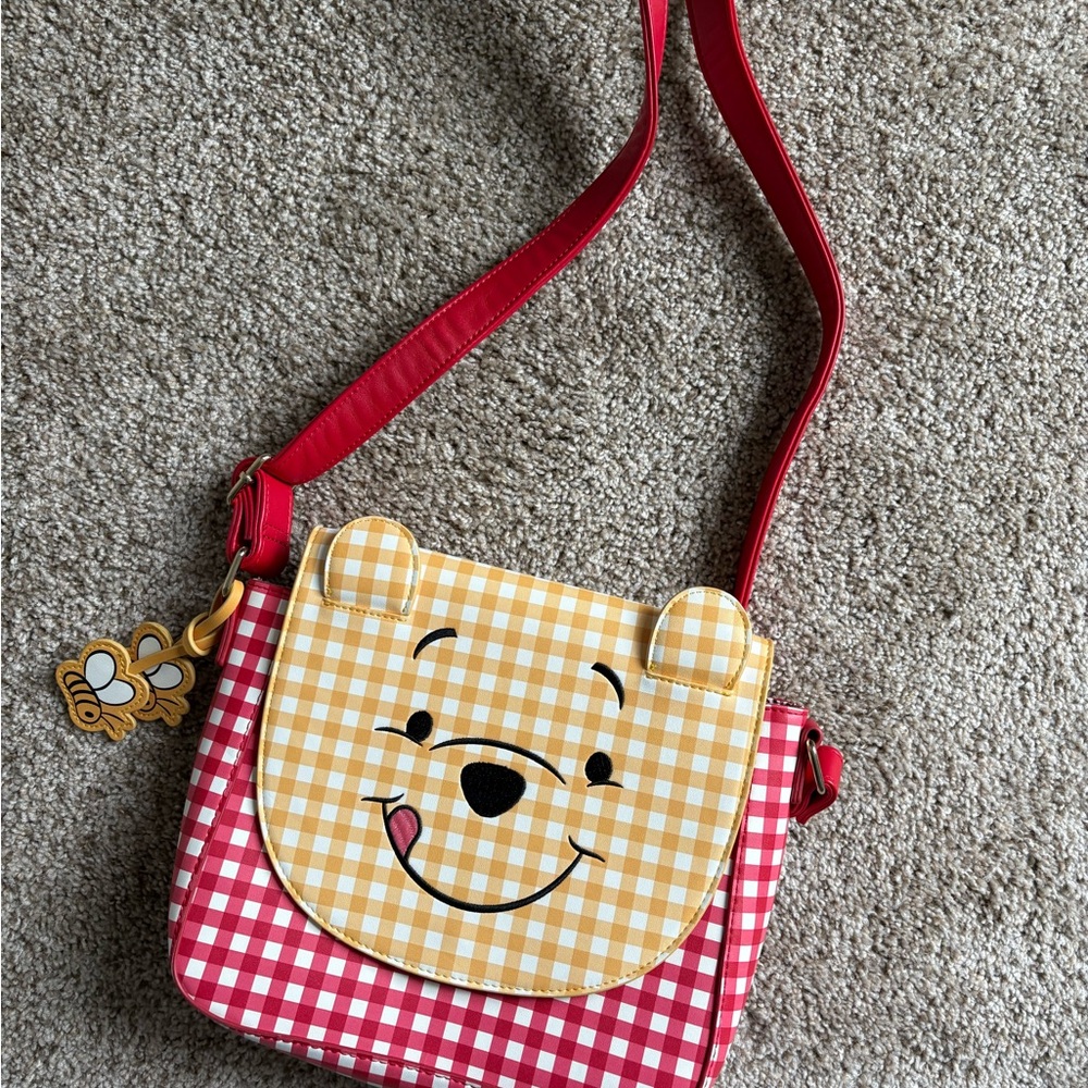 Loungefly Winnie the Pooh Gingham Crossbody Bag